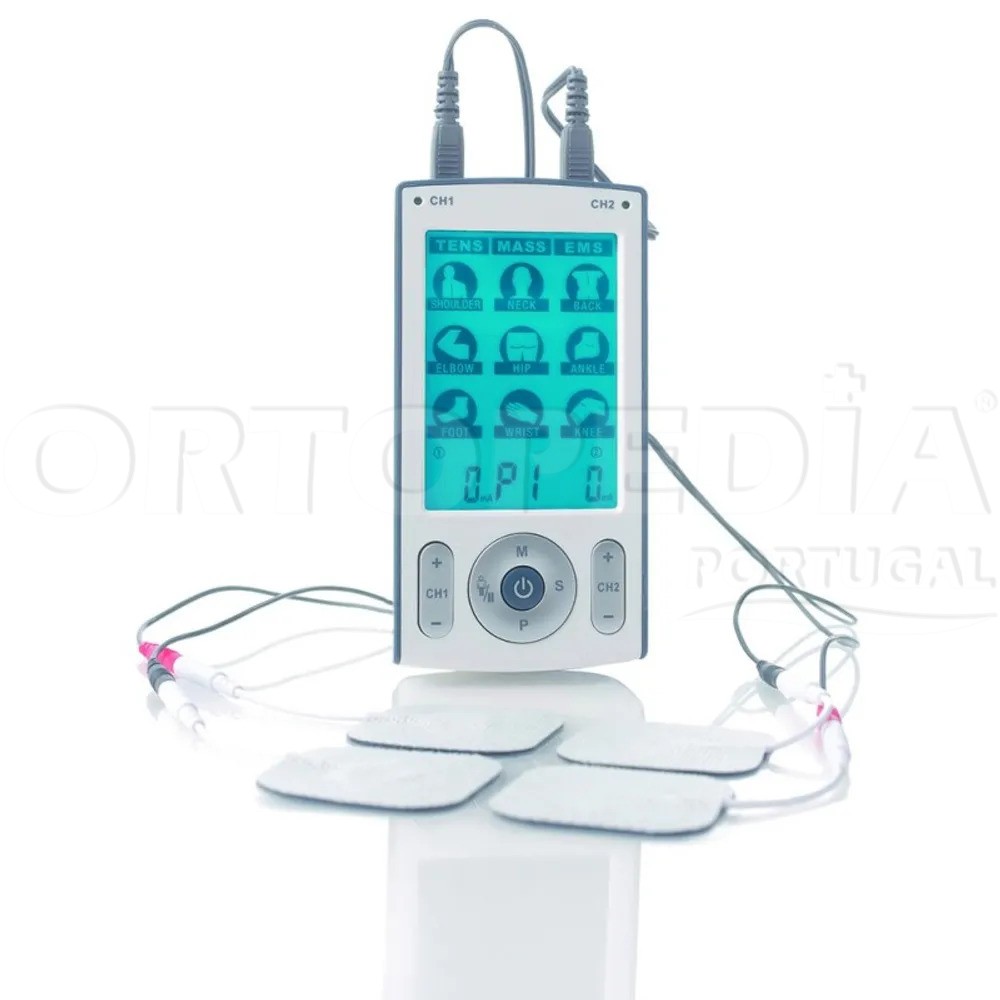 ELETROESTIMULDOR TENS, EMS, MASS