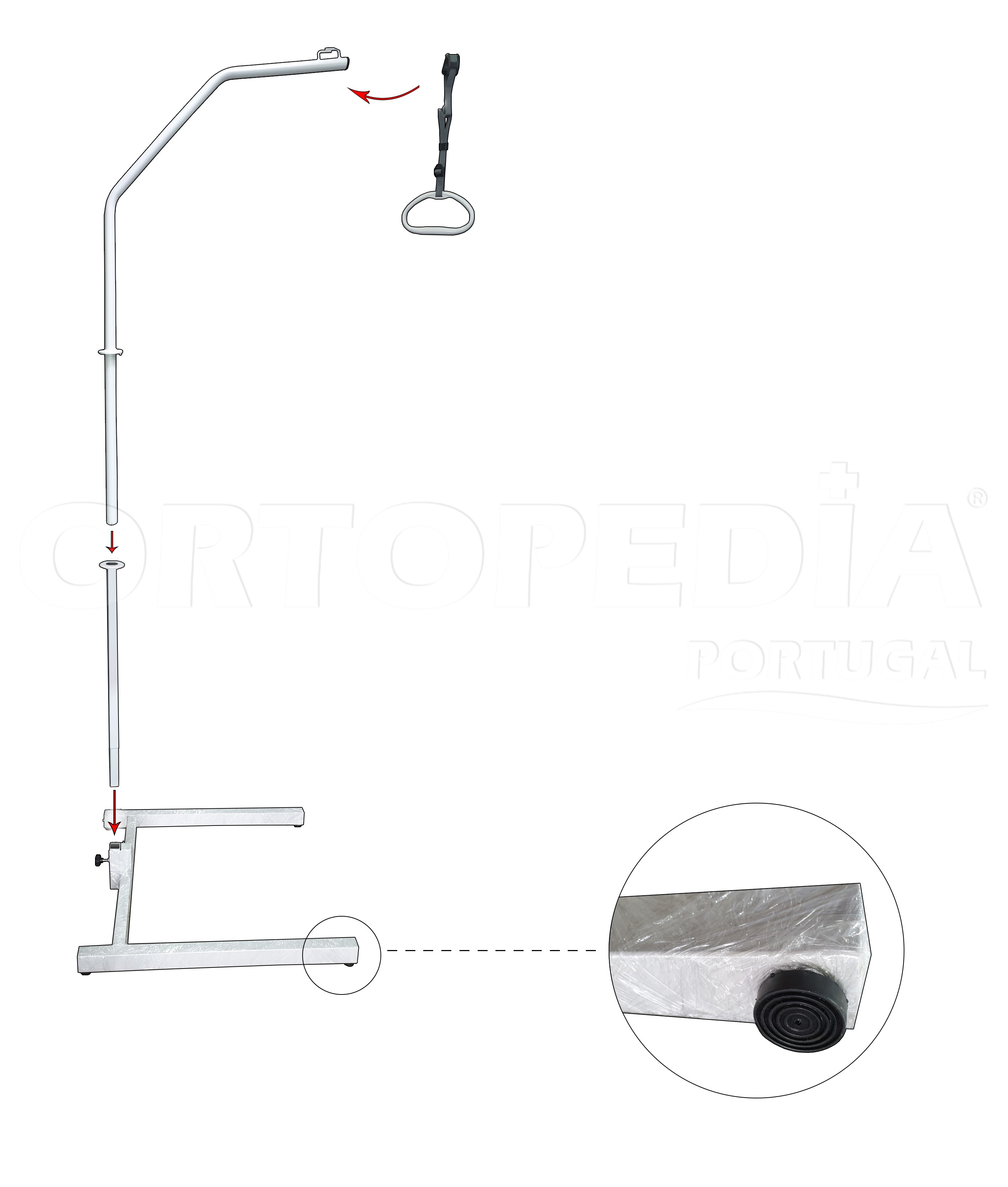 COLUNA DE SUSPENSÃO COM BASE MÓVEL — imagem 3