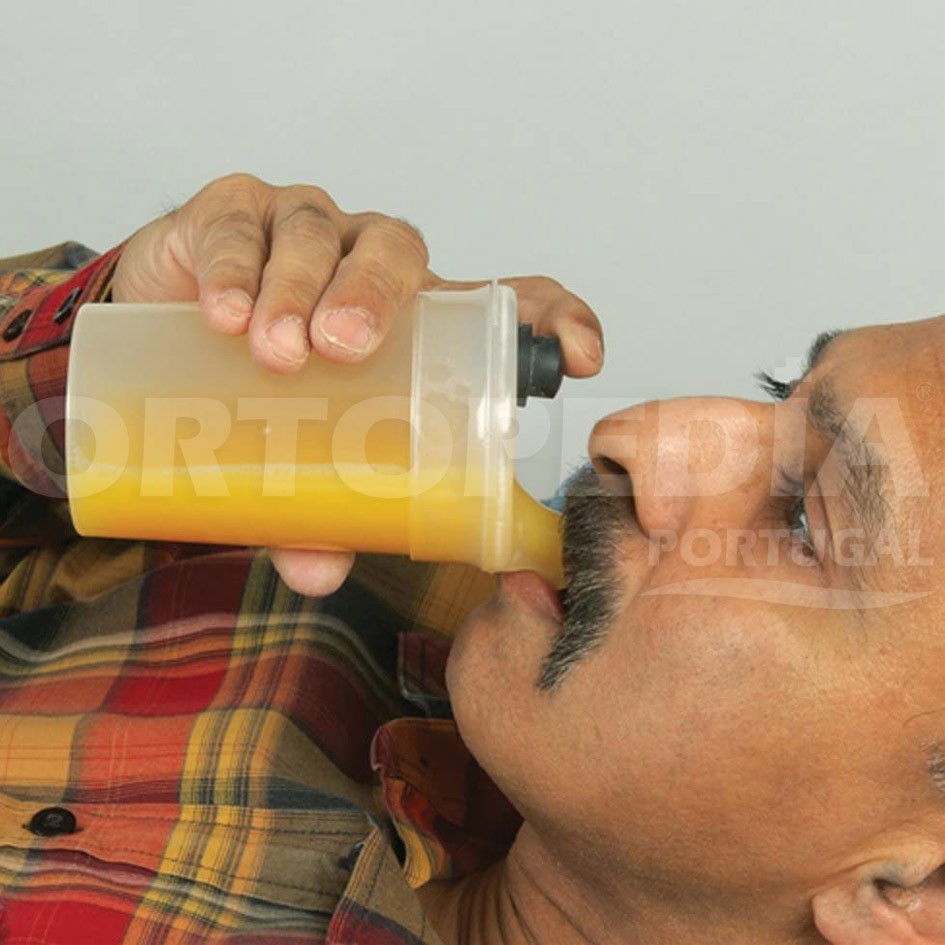 COPO DE VÁCUO PARA ACAMADOS COM BOTÃO DE BORRACHA — imagem 2