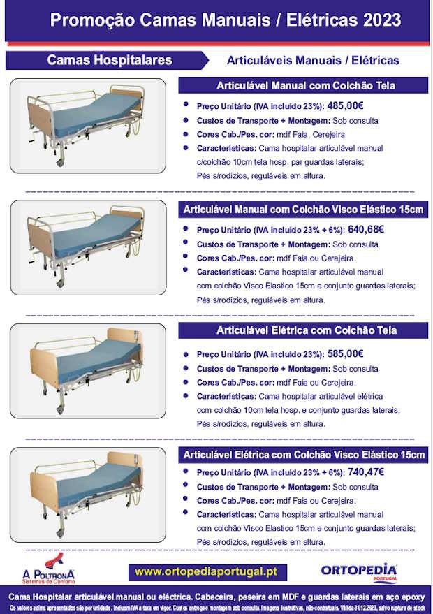 CONJUNTO CAMA HOSPITALAR MANUAL — imagem 2