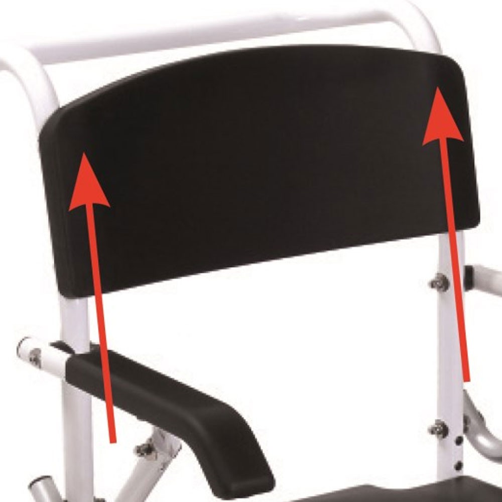 CADEIRA SANITÁRIA/ BANHO RODA 24" RS847 — imagem 2